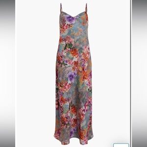 ALL SAINTS Bryony Lucia Floral Print Slipdress US 10